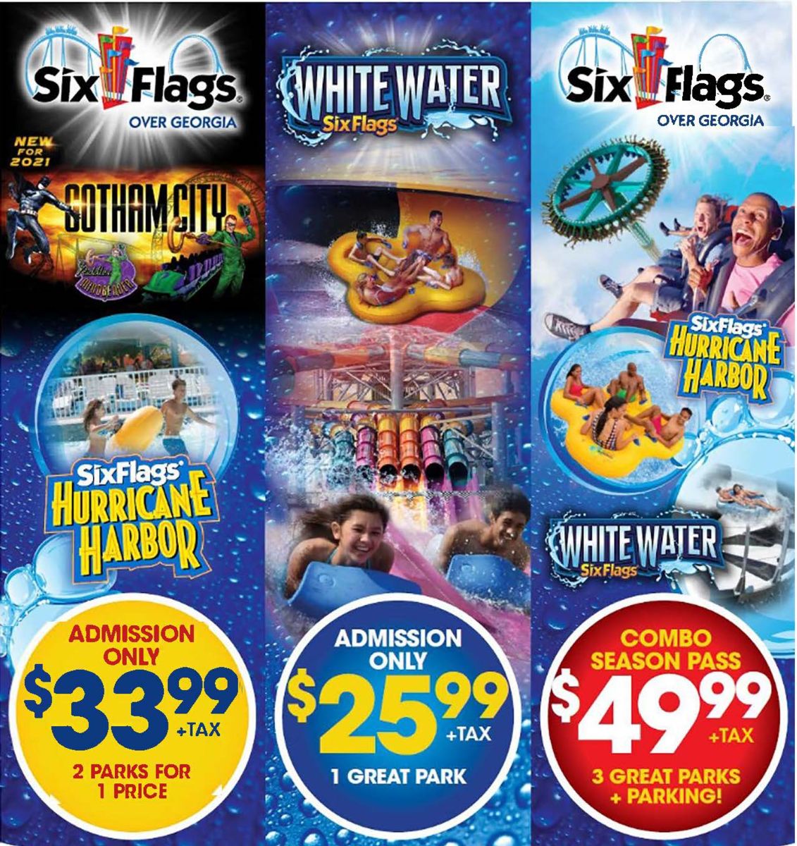 Six Flags White Water Discount Tickets / Choose Your Own Adventure
